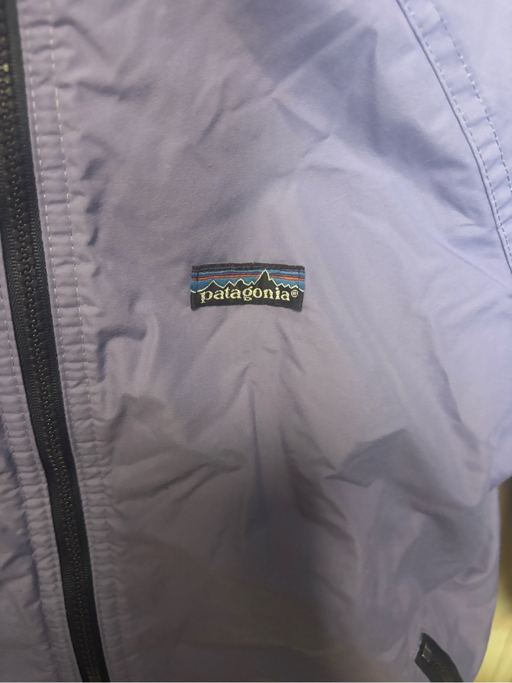 Patagonia Fleece Lined Jacket Size 11/12 Made in USA Synchilla Purple Zip - Picture 14 of 16